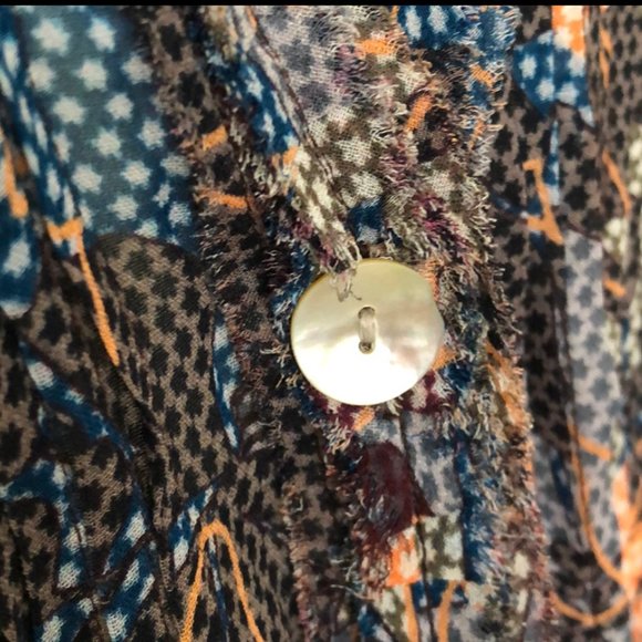 Casual Studio India multicolored tunic blouse S - Picture 2 of 9